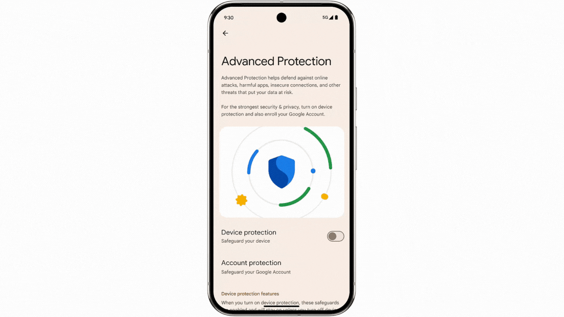 Android 16 Proteção Avançada