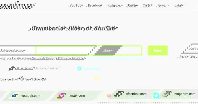 baixar video youtube