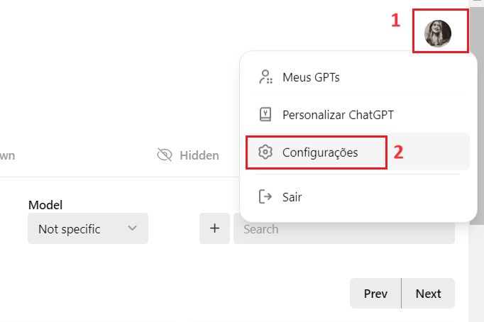 Como impedir o chatgpt de salvar suas conversas