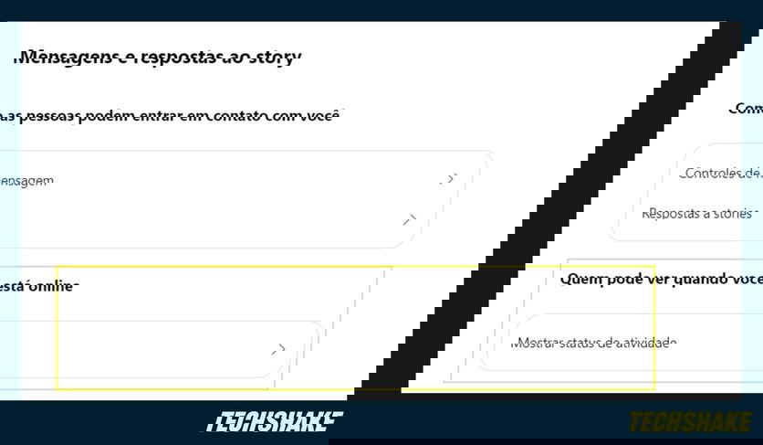 como tirar o online do instagram