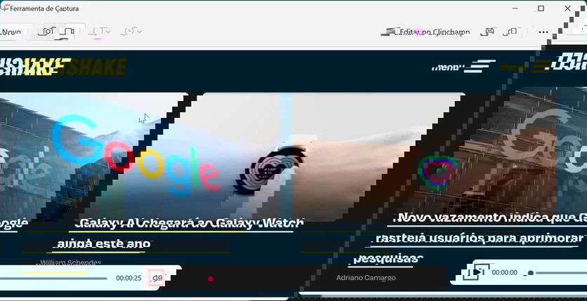 como gravar tela do pc