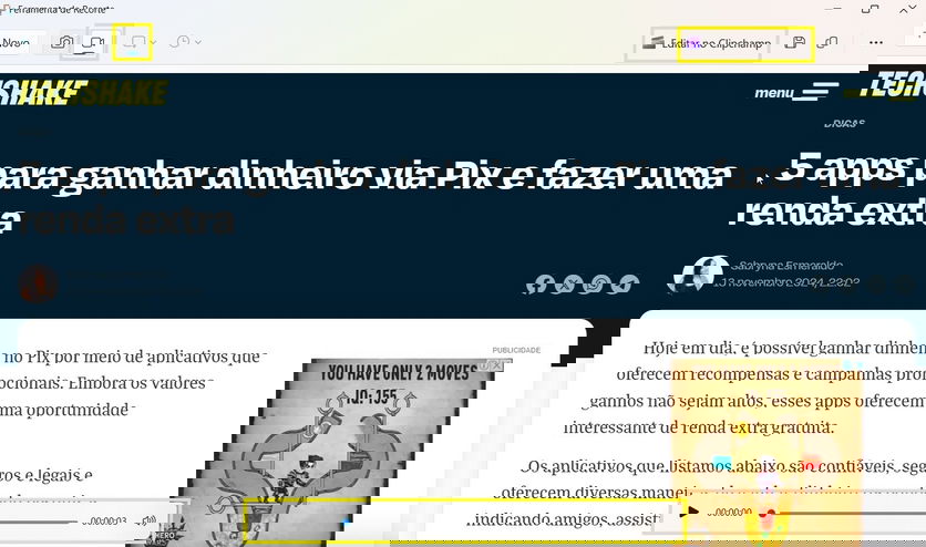 como tirar print no pc
