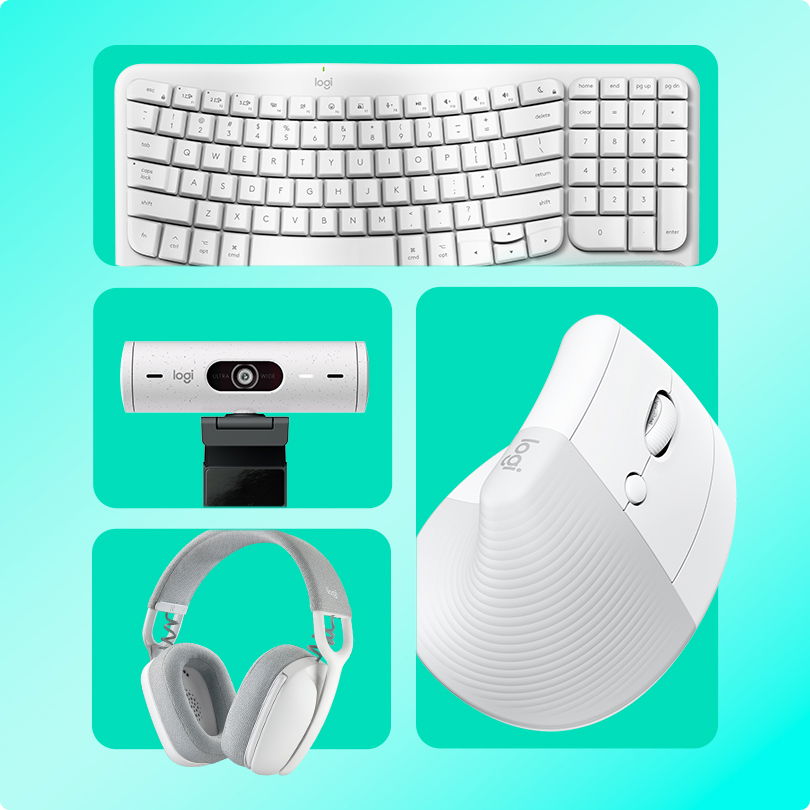 Espaço ergonômico logitech