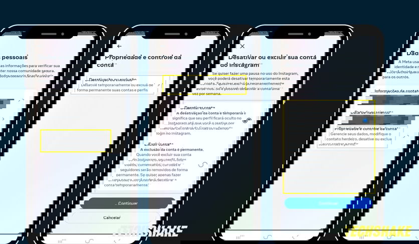 excluir instagram
