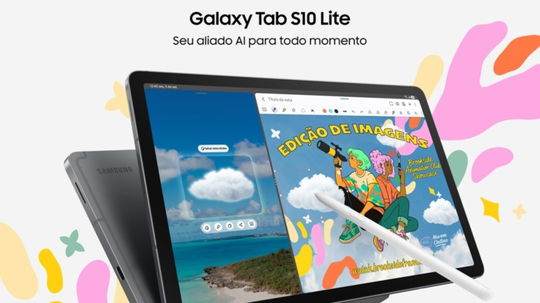 Galaxy Tab S10 Lite é lançado no Brasil; confira os preços e opções de armazenamento