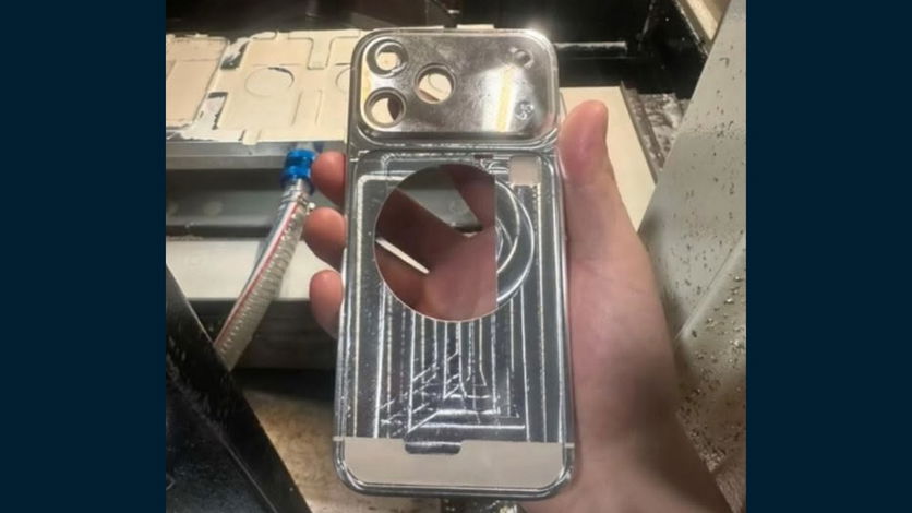 Vazamento da moldura do iPhone 17 Pro