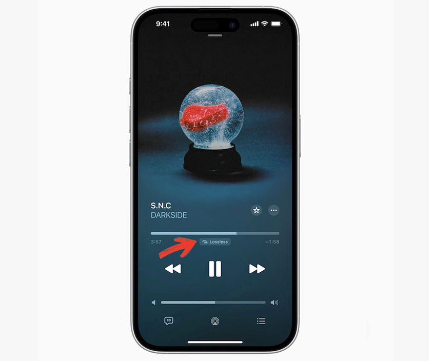iPhone musica audio lossless