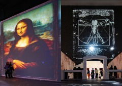 Obras de Da Vinci ganham vida com IA, RV e projeções em mostra imersiva em São Paulo