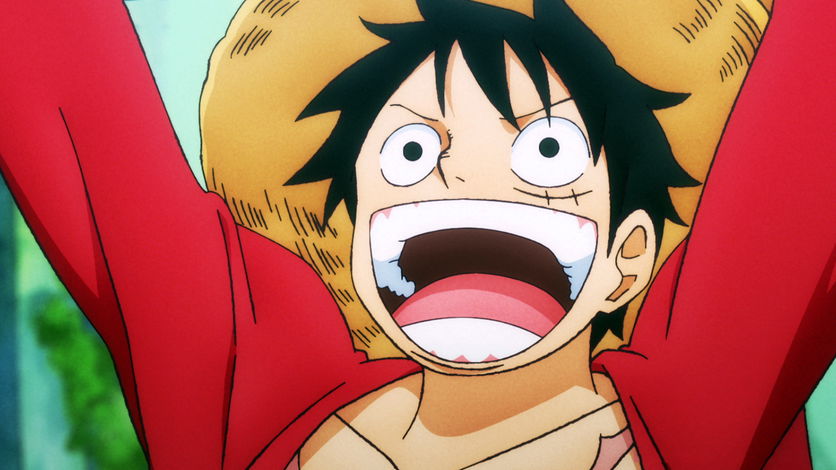 One Piece personagem sorrindo