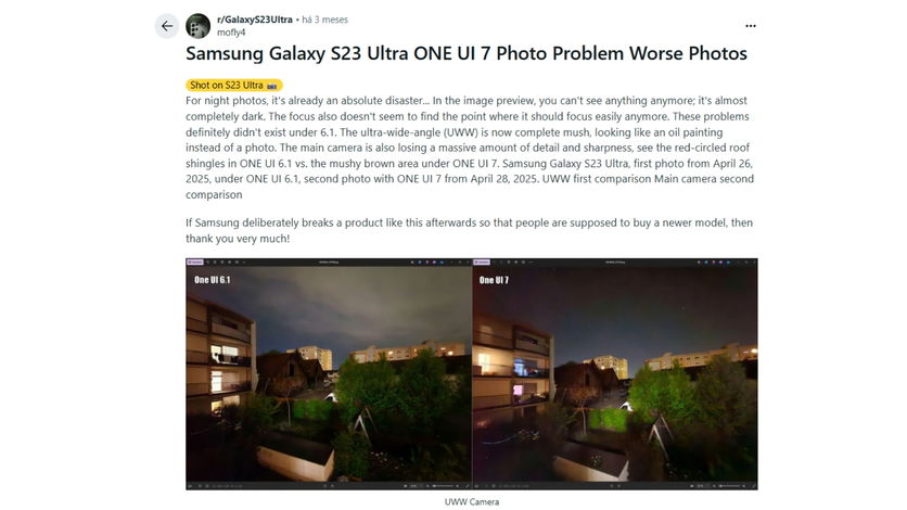 Problemas de câmera Galaxy S23