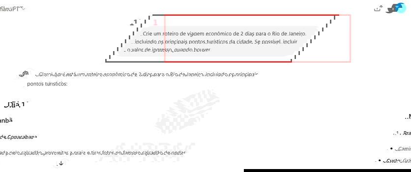 Sugestão de comando para o chatgpt