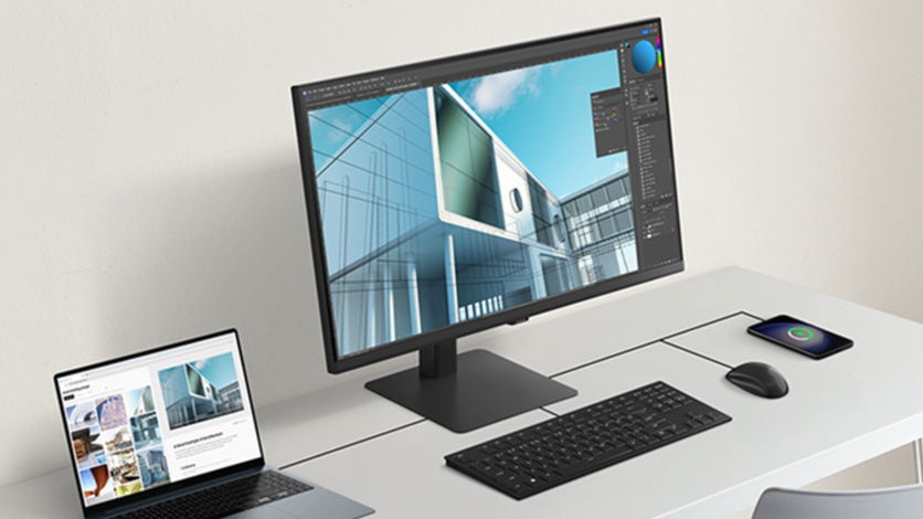 ViewFinity S8: novo monitor 4K da Samsung tem 32”, porta USB-C e foco em produtividade
